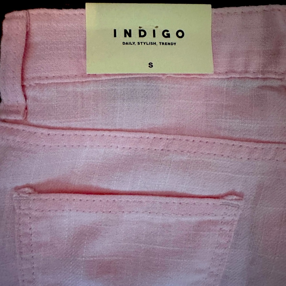 Pink Linen Pants